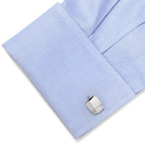Stainless Steel Tartan Plaid Cufflinks - Cufflinks.com - Flyclothing LLC