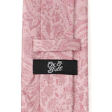 Blush Paisley Men's Tie - Cufflinks.com - Flyclothing LLC