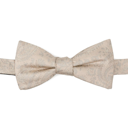 Tan Paisley Men's Bow Tie