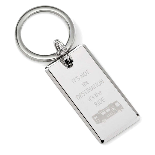 Destination Engraved Key Chain - Cufflinks.com - Flyclothing LLC