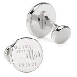 See You at the Altar Custom Photo Cufflinks - Cufflinks.com - Flyclothing LLC