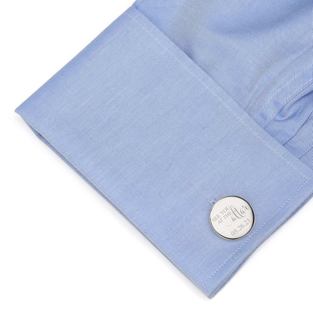 See You at the Altar Custom Photo Cufflinks - Cufflinks.com - Flyclothing LLC