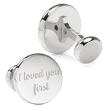 I Loved You First Custom Photo Cufflinks - Cufflinks.com - Flyclothing LLC