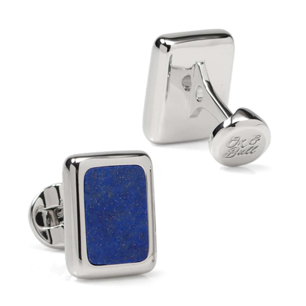 Sterling Silver and Lapis JFK Presidential Cufflinks - Cufflinks.com - Flyclothing LLC