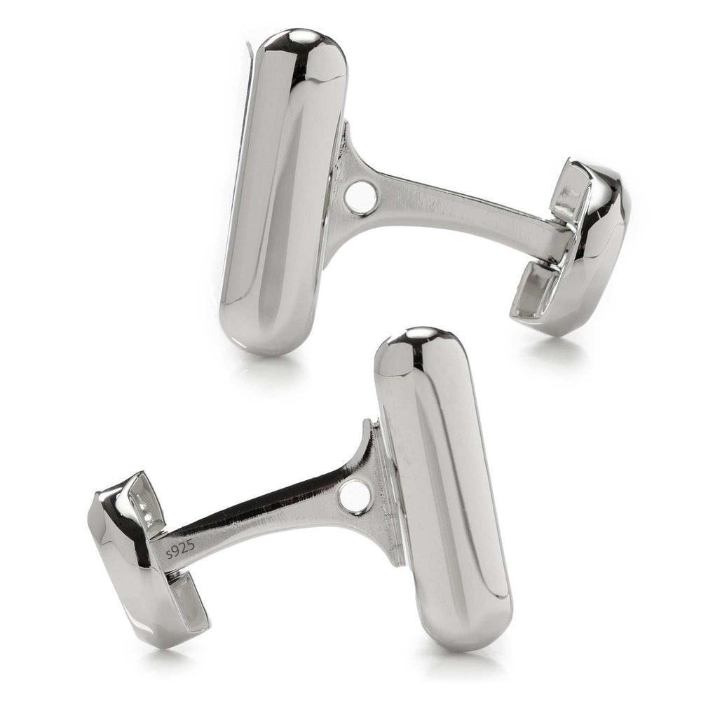 Sterling Silver and Lapis JFK Presidential Cufflinks - Cufflinks.com - Flyclothing LLC