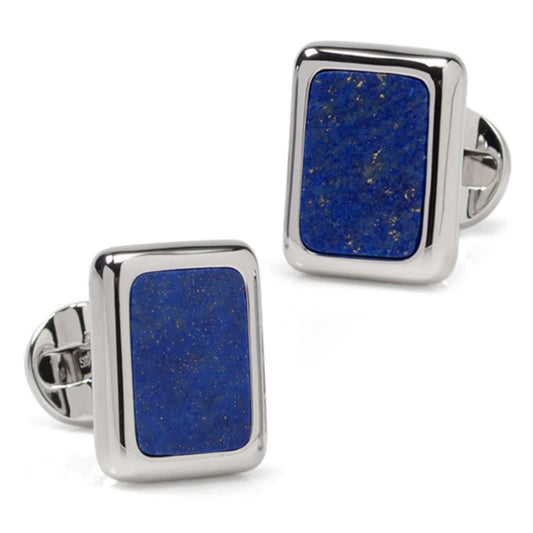 Sterling Silver and Lapis JFK Presidential Cufflinks - Cufflinks.com - Flyclothing LLC