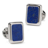 Sterling Silver and Lapis JFK Presidential Cufflinks - Cufflinks.com - Flyclothing LLC