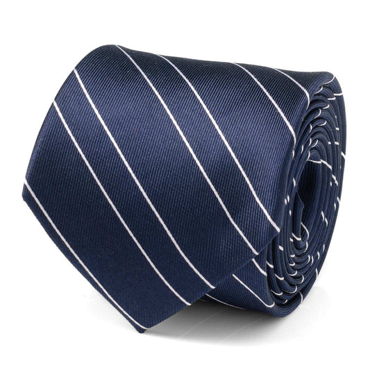 Classic Navy Stripe Men's Tie - Cufflinks.com - Flyclothing LLC