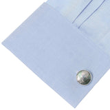 Sterling Mosaic Smoke Mother of Pearl Cufflinks - Cufflinks.com - Flyclothing LLC