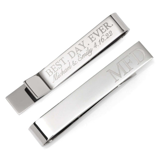 Best Day Ever Engravable Tie Bar - Cufflinks.com - Flyclothing LLC