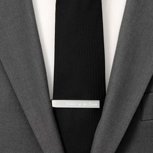 Wedding Title Engravable Tie Bar - Cufflinks.com - Flyclothing LLC