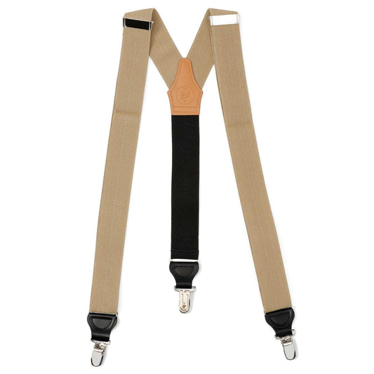 Tan Convertible Suspenders - Cufflinks.com - Flyclothing LLC