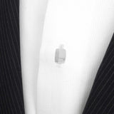 Sterling Silver Tartan Plaid 5-Studs - Cufflinks.com - Flyclothing LLC