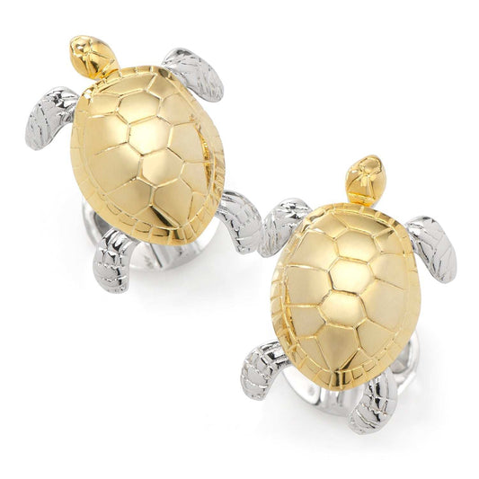 Turtle Movement 3D Cufflinks - Cufflinks.com - Flyclothing LLC