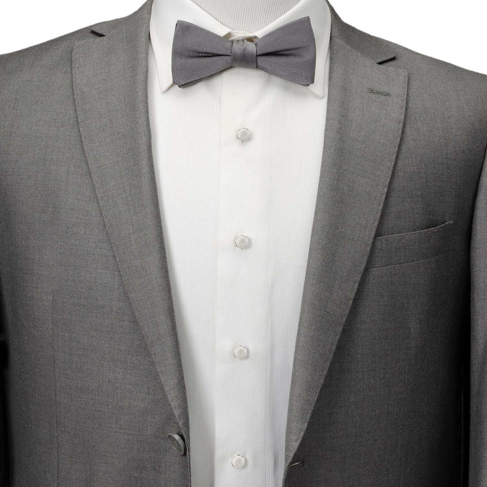 Sterling Silver Classic Formal Mother of Pearl 5-Studs - Cufflinks.com - Flyclothing LLC