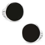 Sterling Silver Classic Formal Onyx 5-Stud Set - Cufflinks.com - Flyclothing LLC