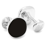 Sterling Silver Classic Formal Onyx 5-Stud Set - Cufflinks.com - Flyclothing LLC