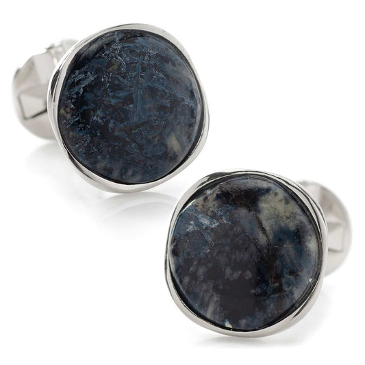 Sterling Silver Classic Formal Pietersite Cufflinks - Cufflinks.com - Flyclothing LLC