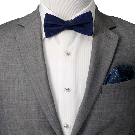 Modern Knot Sterling Silver 5-Studs - Cufflinks.com - Flyclothing LLC