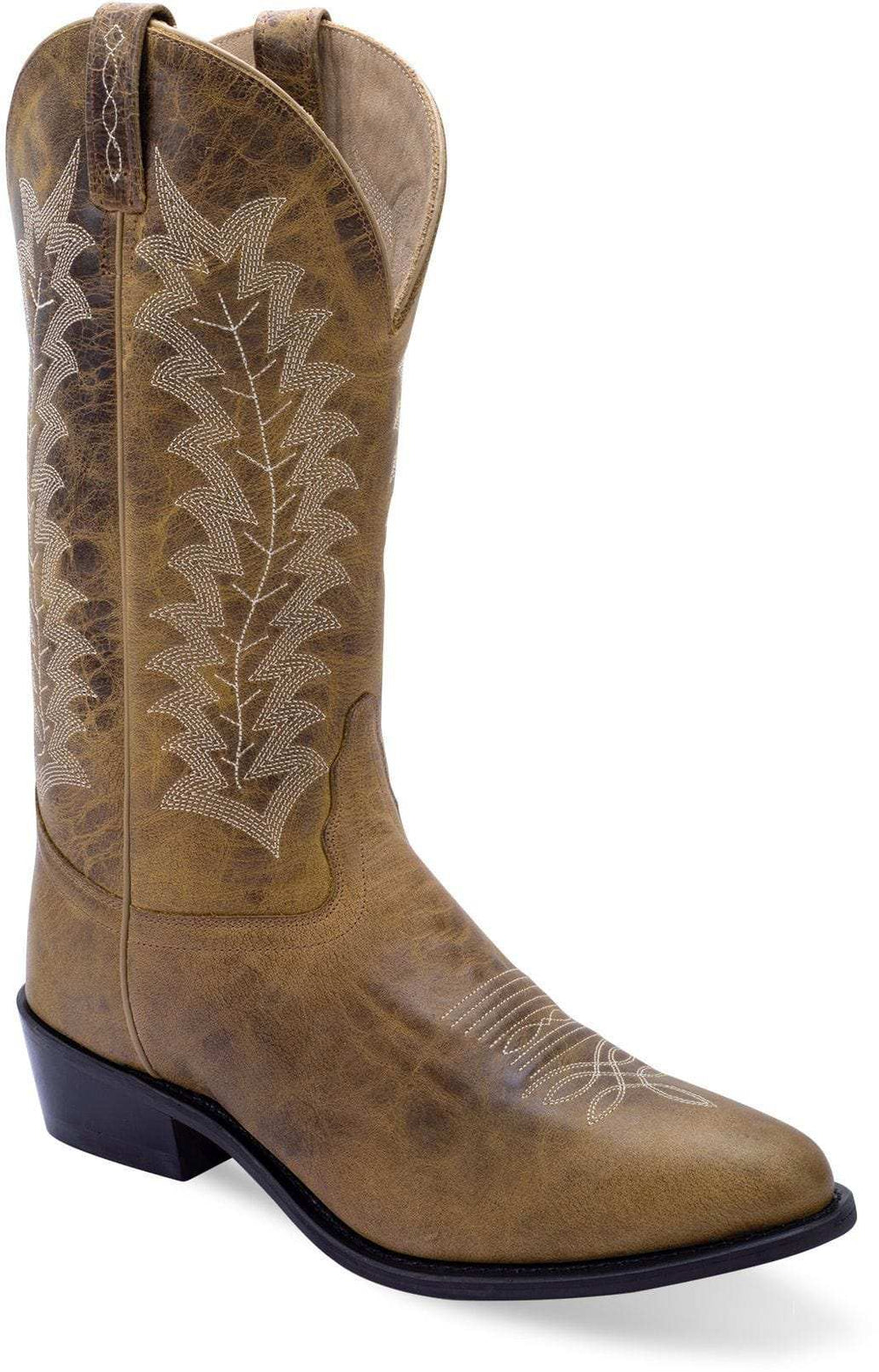 Old West Burnt Tan MEN'S WESTERN BOOTS - Old West - Flyclothing LLC