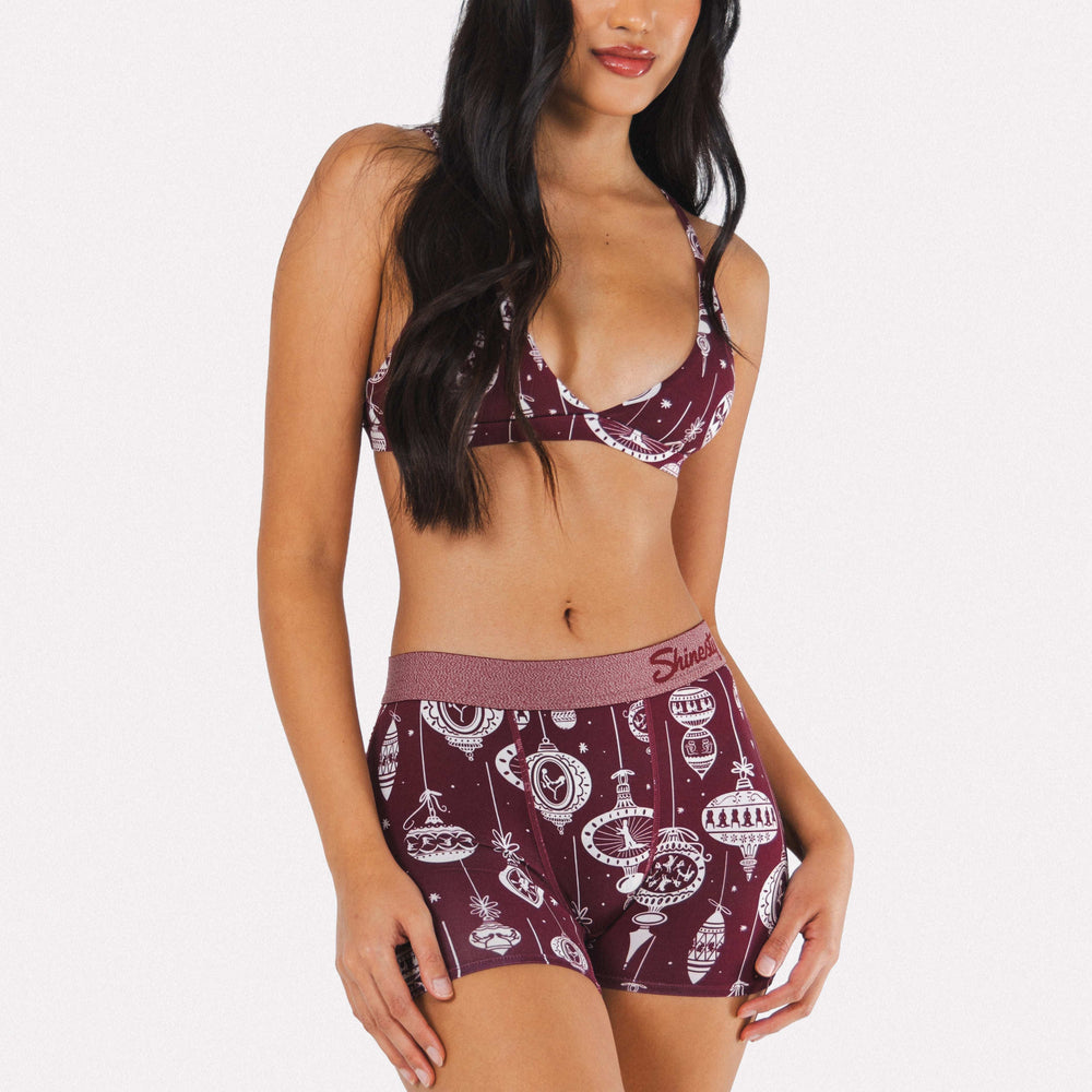 The Well Hung | Naughty Ornament Women’s Boxers - Shinesty - Flyclothing LLC