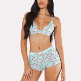 The Peppermint Pimp Canes | Candy Cane Modal Boyshort Underwear - Shinesty - Flyclothing LLC