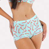 The Peppermint Pimp Canes | Candy Cane Modal Boyshort Underwear - Shinesty - Flyclothing LLC