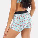 The Peppermint Pimp Canes | Candy Cane Women’s Boxers - Shinesty - Flyclothing LLC