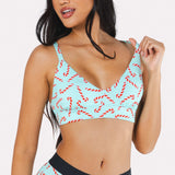 The Peppermint Pimp Canes | Candy Cane Boob Hammock™ Busty Bralette - Shinesty - Flyclothing LLC