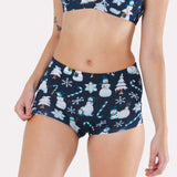 The Big Blizzard | Naughty Snowmen Modal Boyshort Underwear - Shinesty - Flyclothing LLC
