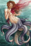 Black Market Art Company Octopus Girl Print - Black Market Art Company - Flyclothing LLC