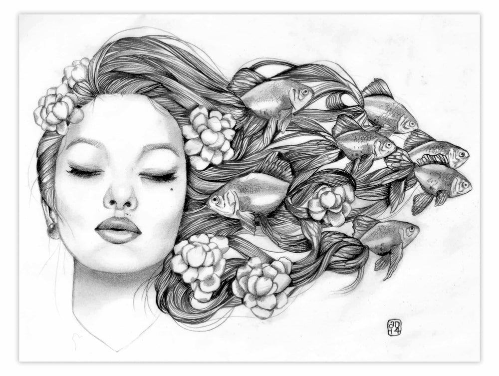 Black Market Art Company Ondine Print - Black Market Art Company - Flyclothing LLC