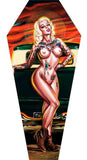 Black Market Art Company Our Lady of Lourdes & Stretched Canvas Coffin Print - Black Market Art Company - Flyclothing LLC
