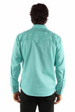 western scully caribbean 65% polyester 35% rayon floral tooled embroidery shirt - Scully Leather - Flyclothing LLC
