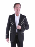 Scully 100% polyester button front blazer - Scully Leather - Flyclothing LLC