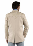 Western Scully 100% polyester Sand Floral emb. Blazer - Scully Leather - Flyclothing LLC