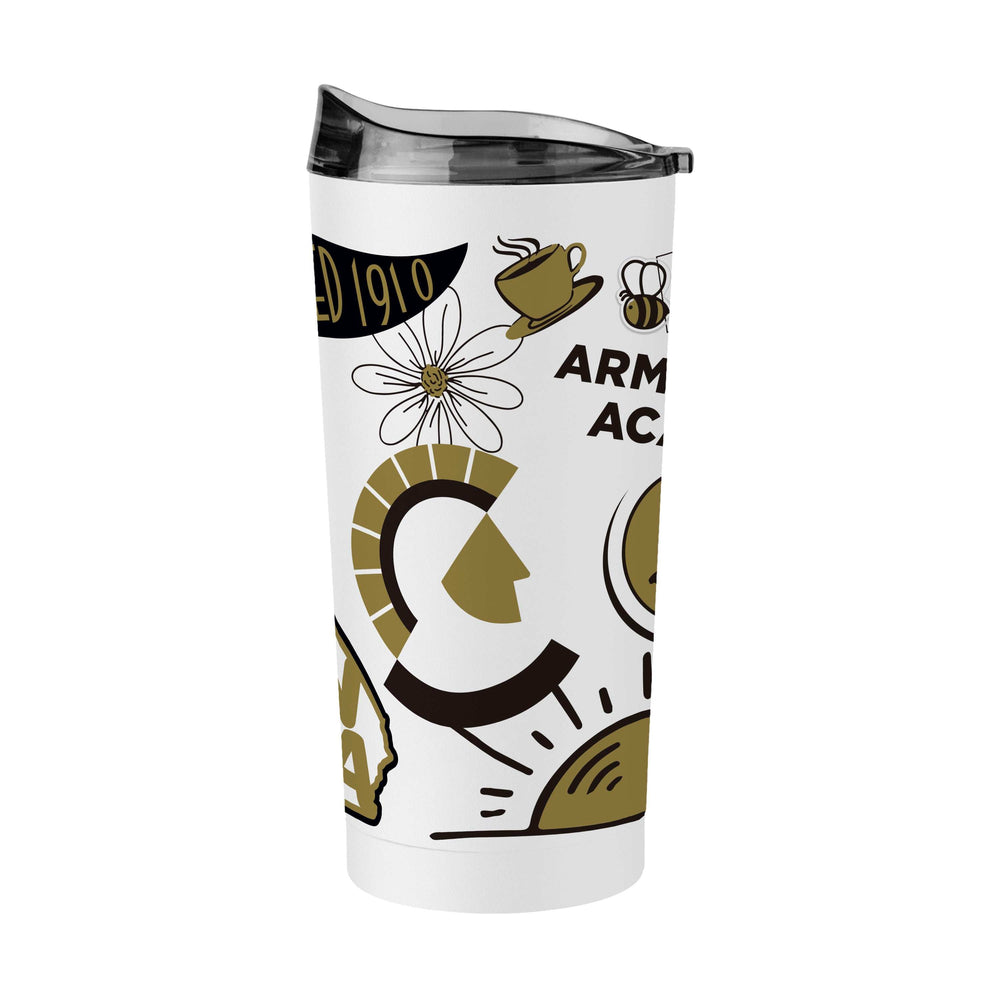 Army & Navy Academy 20oz Native Powder Coat Tumbler - Logo Brands - Flyclothing LLC