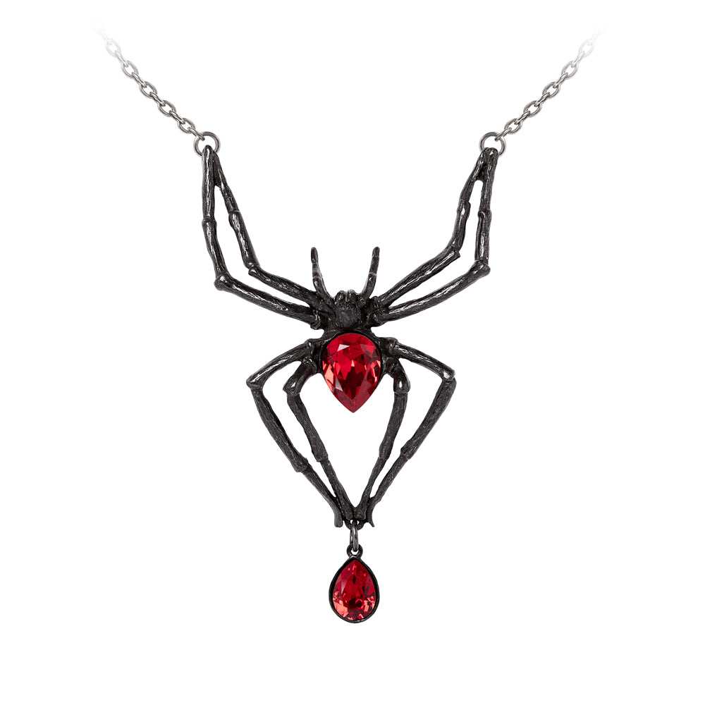 Alchemy Gothic Black Widow Necklace - Alchemy Gothic - Flyclothing LLC