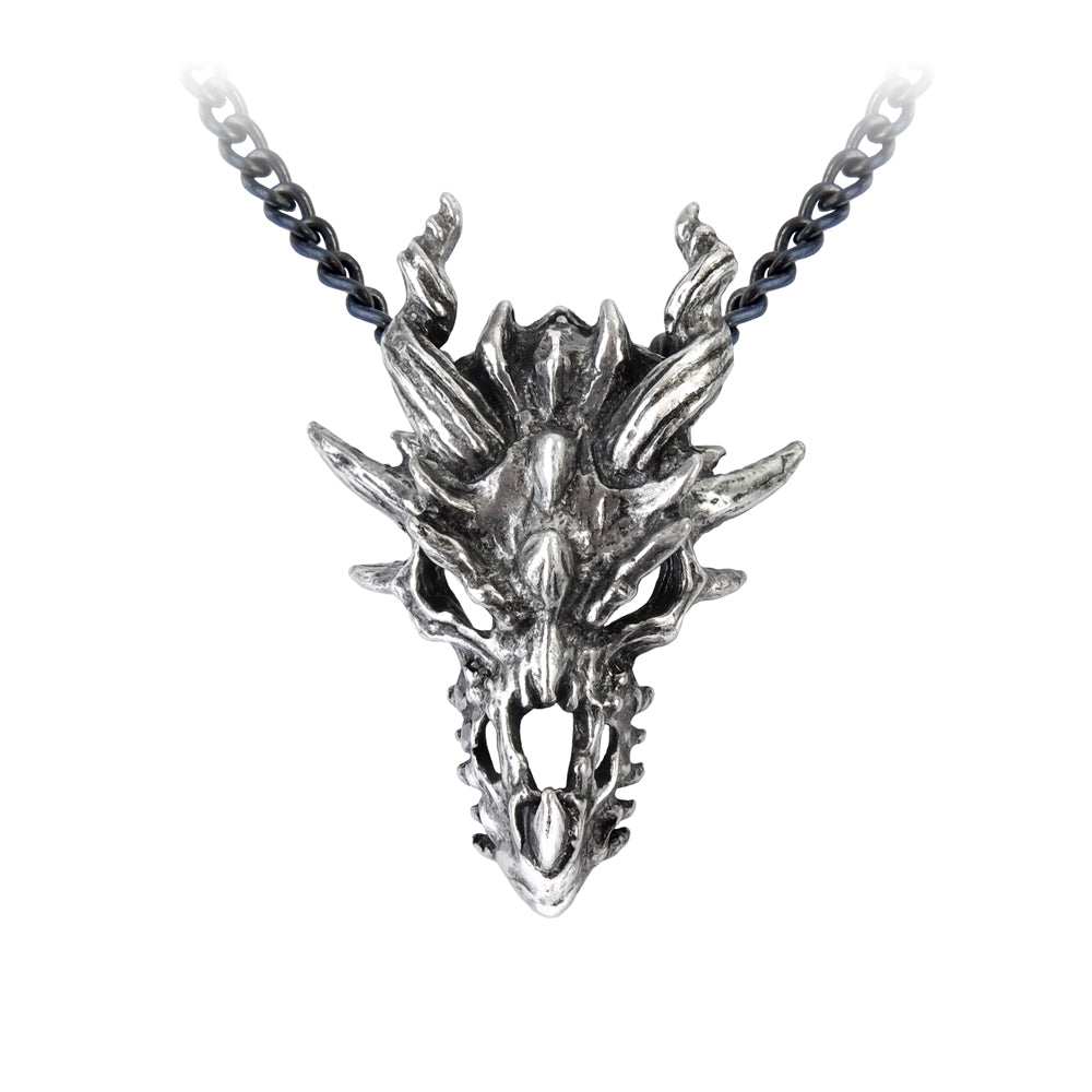 Alchemy Metal-Wear Dragon Skull Pendant - Alchemy Gothic - Flyclothing LLC