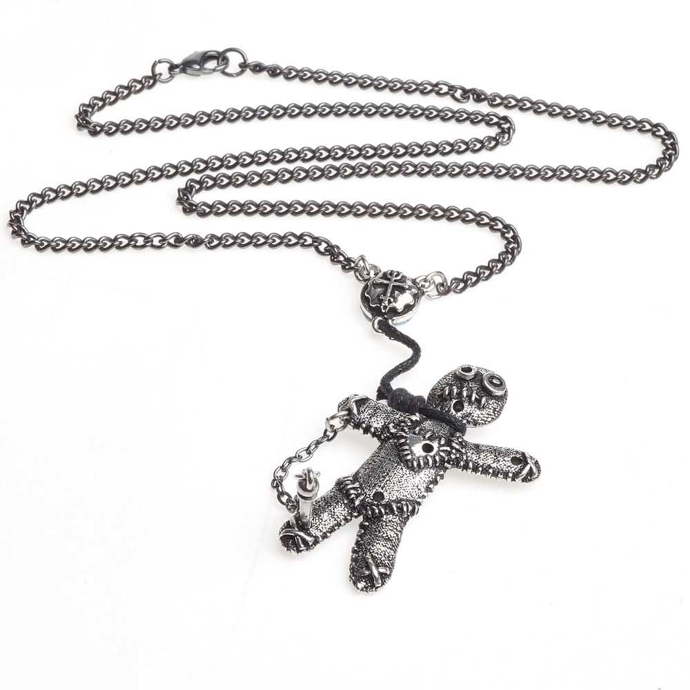 Alchemy Gothic Voodoo Doll Pendant - Alchemy Gothic - Flyclothing LLC