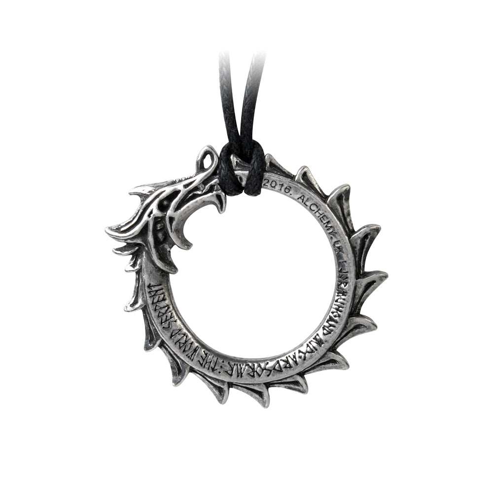 Alchemy Metal-Wear Jormungand Pendant - Alchemy Gothic - Flyclothing LLC