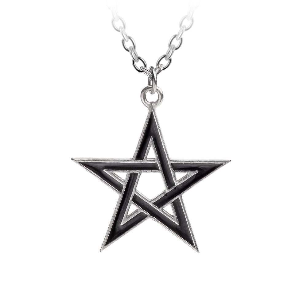Alchemy Gothic Black Star Pendant - Alchemy Gothic - Flyclothing LLC