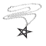 Alchemy Gothic Black Star Pendant - Alchemy Gothic - Flyclothing LLC