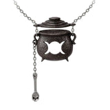 Alchemy Gothic Witches Cauldron Necklace - Alchemy Gothic - Flyclothing LLC