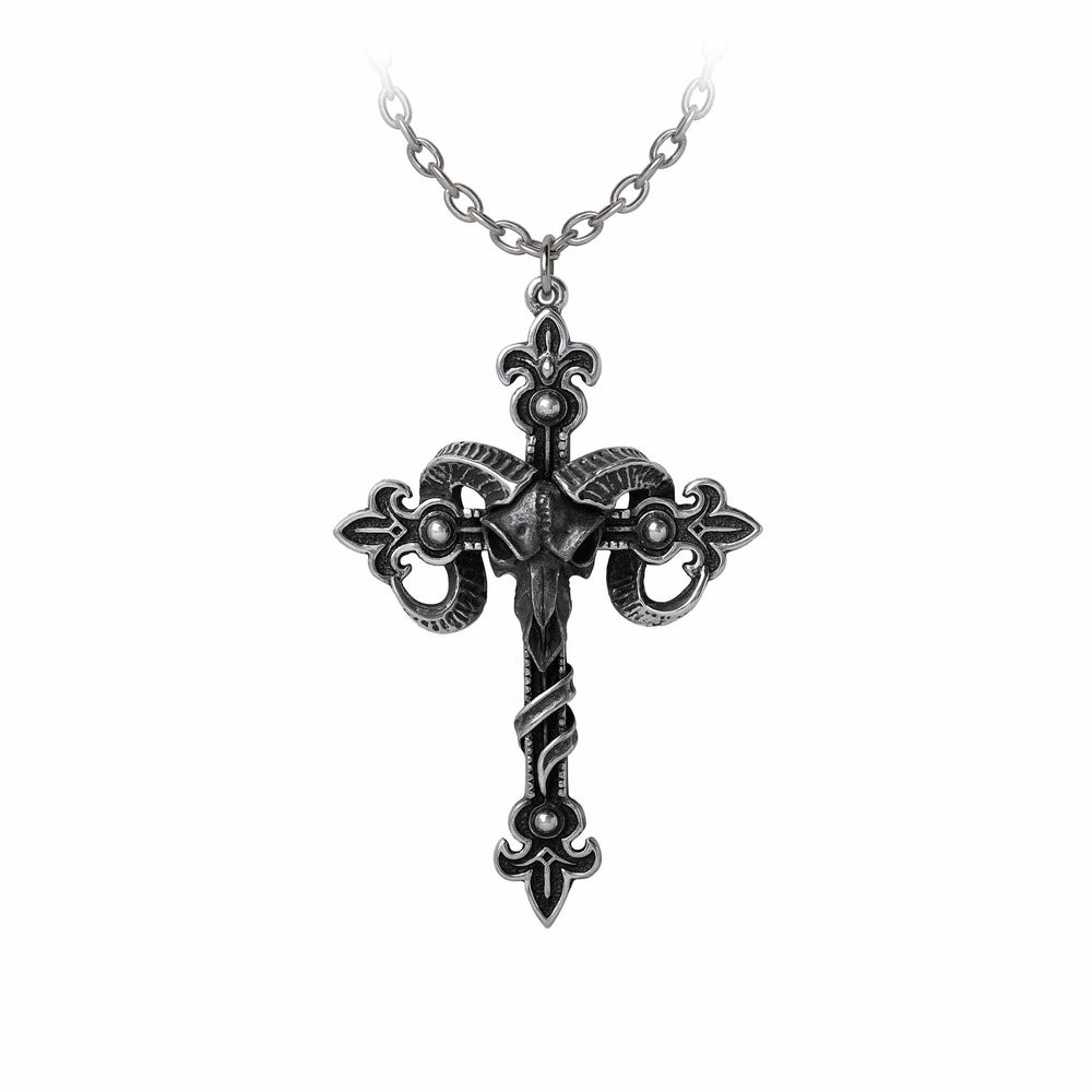 Alchemy Gothic Cross of Baphomet Pendant - Alchemy Gothic - Flyclothing LLC