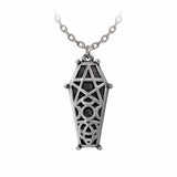 Alchemy Hex Coffin Neckwear Pendant - Alchemy Gothic - Flyclothing LLC