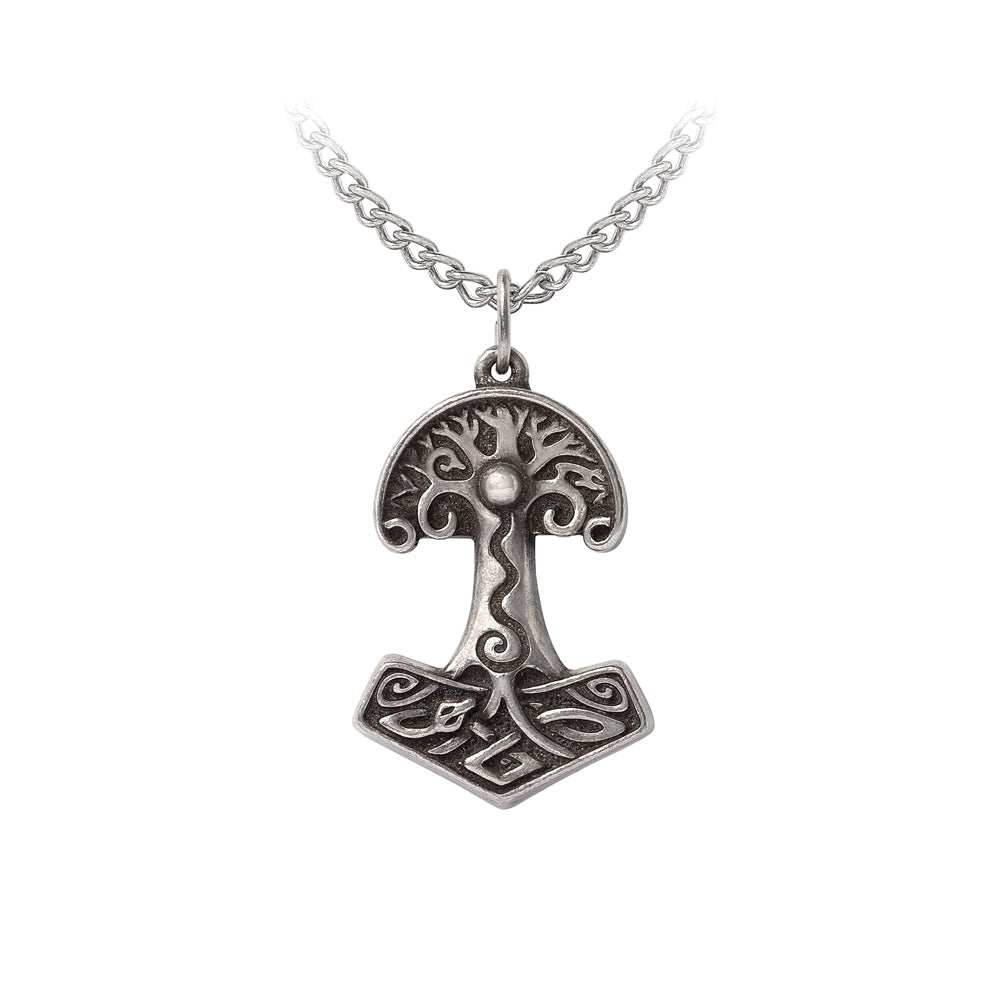 Alchemy Gothic Yggdrsil Viking World Tree Neckwear Pendant - Alchemy Gothic - Flyclothing LLC