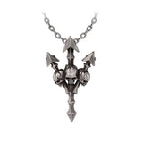 Alchemy Gothic Deadly Trident Neckwear Pendant - Alchemy Gothic - Flyclothing LLC