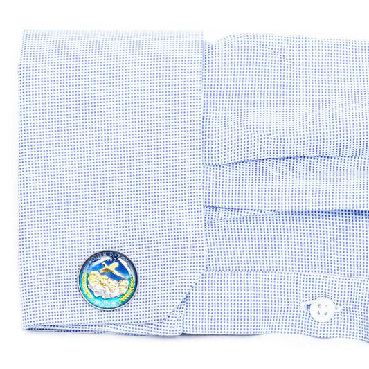 Hand Painted South Dakota State Quarter Cufflinks - Cufflinks.com - Flyclothing LLC
