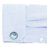 Hand Painted South Dakota State Quarter Cufflinks - Cufflinks.com - Flyclothing LLC